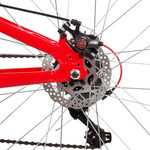 Велосипед NOVATRACK 20" EXTREME красный,  сталь, 6 скор., Shimano TY21/Microshift TS38, дисковый тор