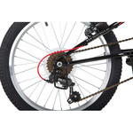 Велосипед NOVATRACK 20" DART, белый, сталь, 6 скор., TY21/RS35/SG-6SI, Shimano