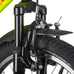 Велосипед NOVATRACK 20" SHARK зеленый, сталь, 1-скор, Falcon