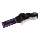 Велосипед NOVATRACK 20" BUTTERFLY сталь, белый-фиолет., 6-скор, TY21/RS35/SG-6SI, V-brake, багажник