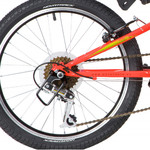 Велосипед NOVATRACK 20" RACER, красный, сталь, 12 скор., Power, V-Brake