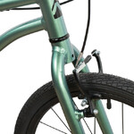 Велосипед NOVATRACK 16" PHANTOM, алюминий, серо-зелёный хамелеон, защ.цепи, тормоз V-Brake