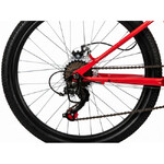Велосипед NOVATRACK 24" BATTLER сталь 12'', красный, 6 скор.TZ500/TS-38/SG-6S, диск.торм STG