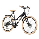 Велосипед NOVATRACK 24" JENNY сталь 12'', тёмно-фиолетовый, 6 скор. TY21/TS-38/SG-6S, диск.торм STG