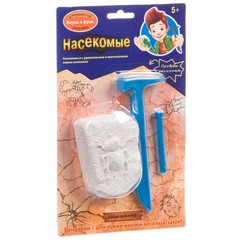 Французские опыты Науки с Буки Bondibon "Юный археолог" проводим раскопки Насекомые